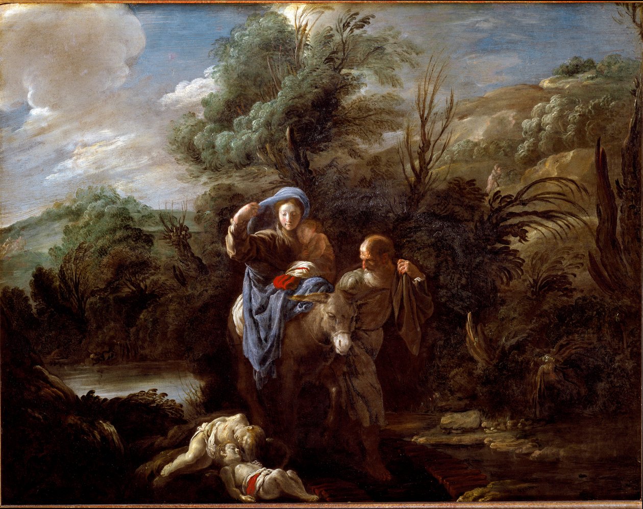 Vuoto Egyptissä (maalaus tekijältä Domenico Fetti or Feti