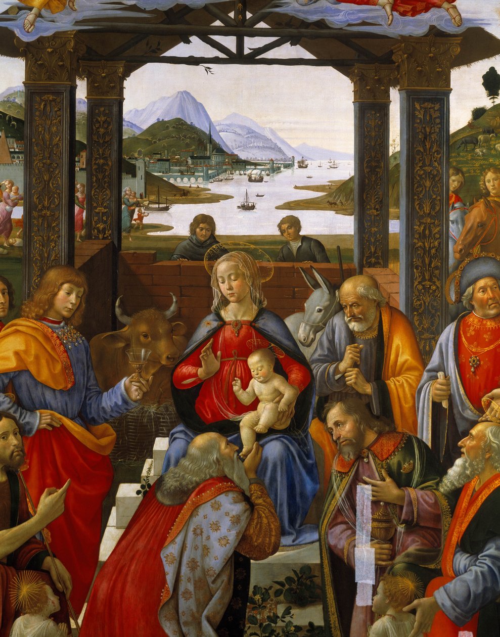 Maagien palvonta tekijältä Domenico Ghirlandaio