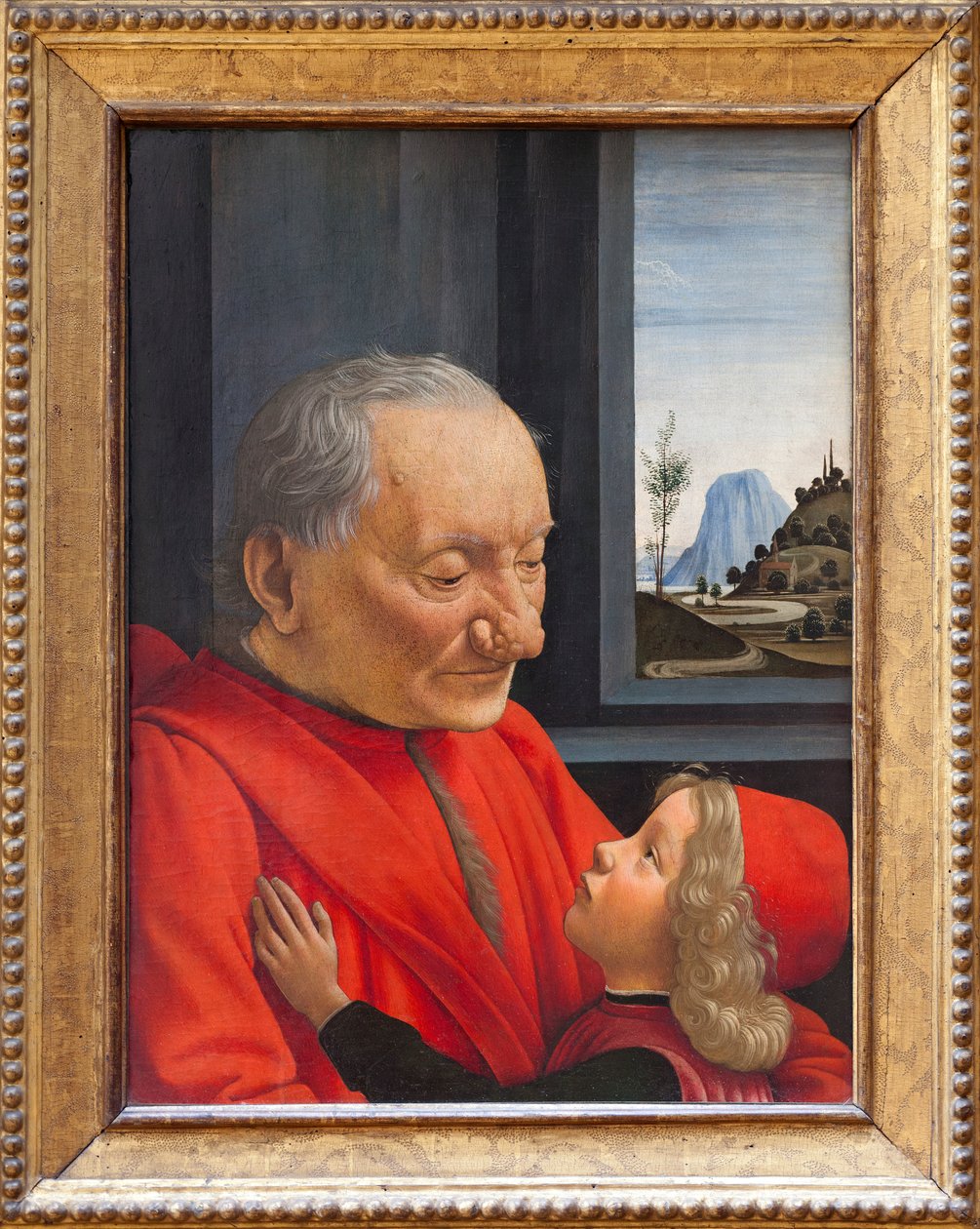 Vanha mies ja poika, n. 1490 tekijältä Domenico Ghirlandaio