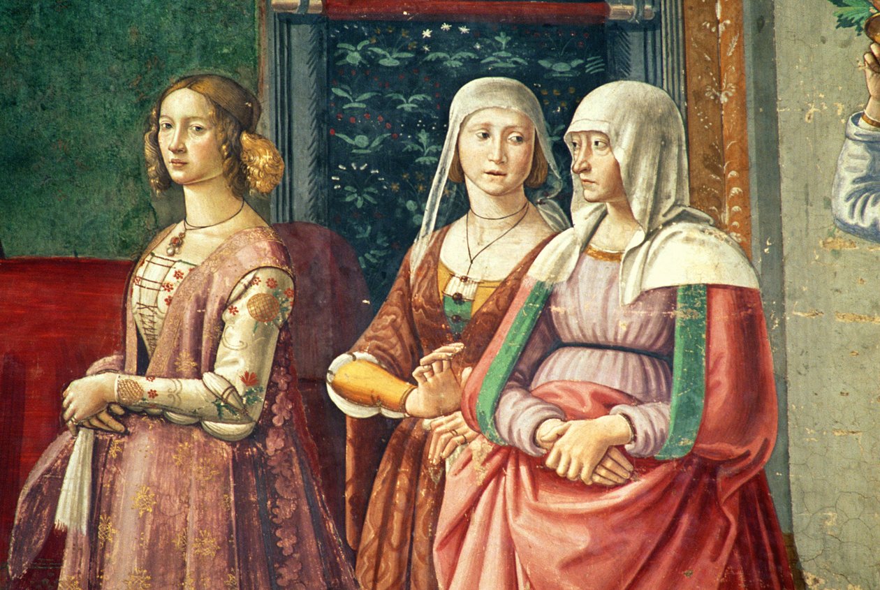 Florentine Ladies, Pyhän Johannes Kastajan syntymästä tekijältä Domenico Ghirlandaio