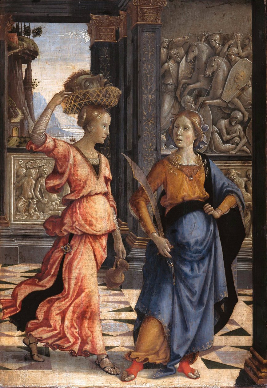 Judith palvelijattarensa kanssa, 1489 tekijältä Domenico Ghirlandaio