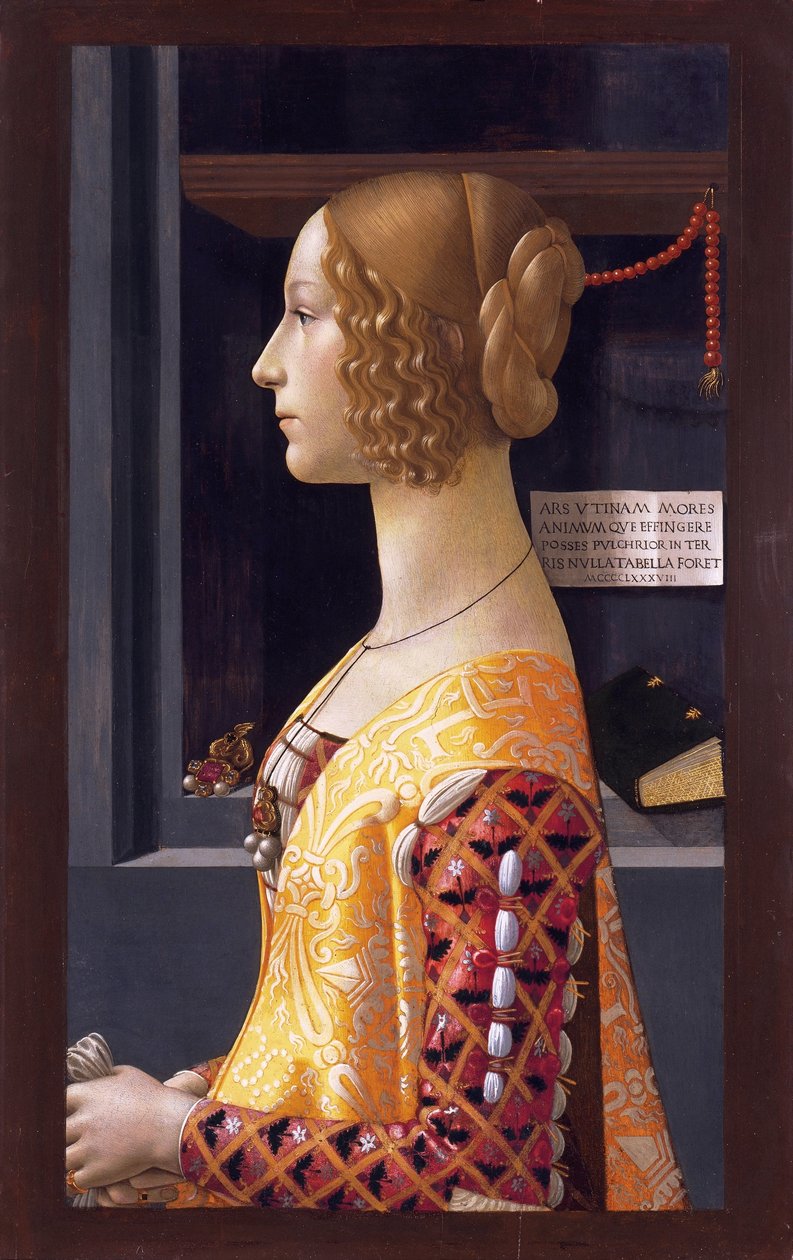 Giovanna Tornabuonin muotokuva tekijältä Domenico Ghirlandaio
