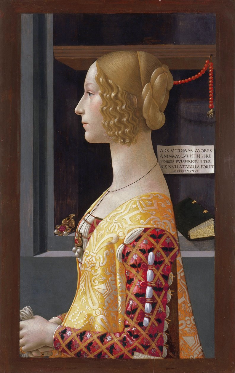 Giovanna Tornabuonin muotokuva tekijältä Domenico Ghirlandaio