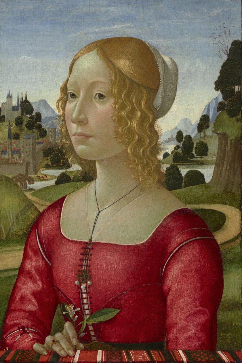 Naisen muotokuva, n. 1490 tekijältä Domenico Ghirlandaio