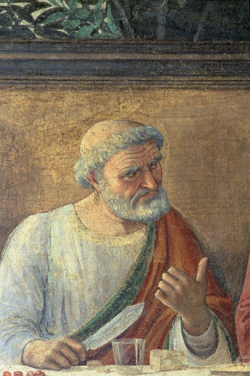 Viimeinen ehtoollinen, 1480 tekijältä Domenico Ghirlandaio