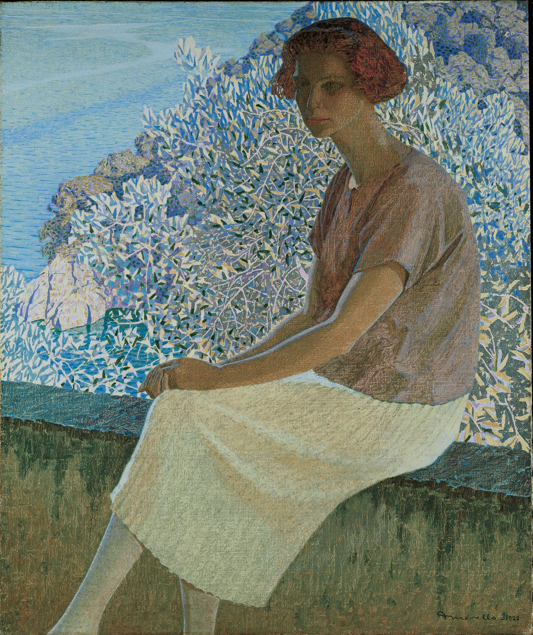 Argent rauhallinen. Alma Fidoran muotokuva, 1922. tekijältä Domenico Guerello