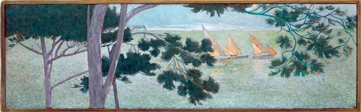Mäntyjä meren rannalla, 1924 tekijältä Domenico Guerello