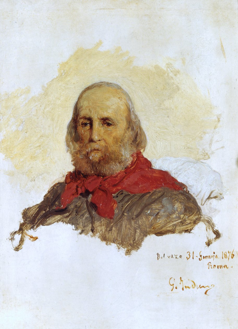 Muotokuva Garibaldista, 1876 tekijältä Domenico Induno
