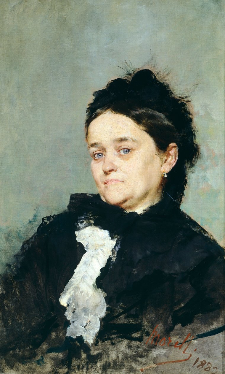 Virginia Villarin muotokuva, kirjoittanut Domenico Morelli tekijältä Domenico Morelli