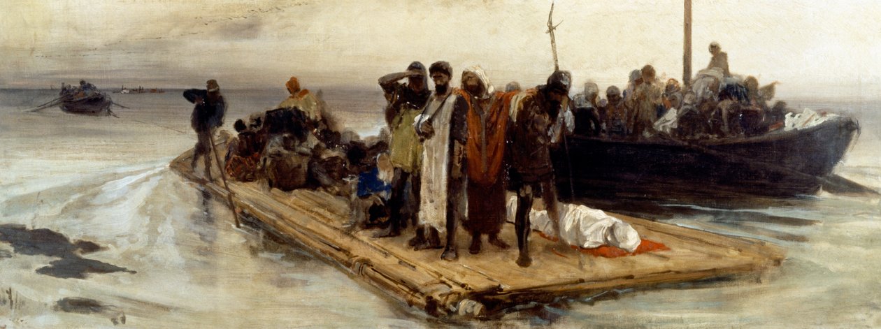 Pakolaisia Aquileiasta tekijältä Domenico Morelli