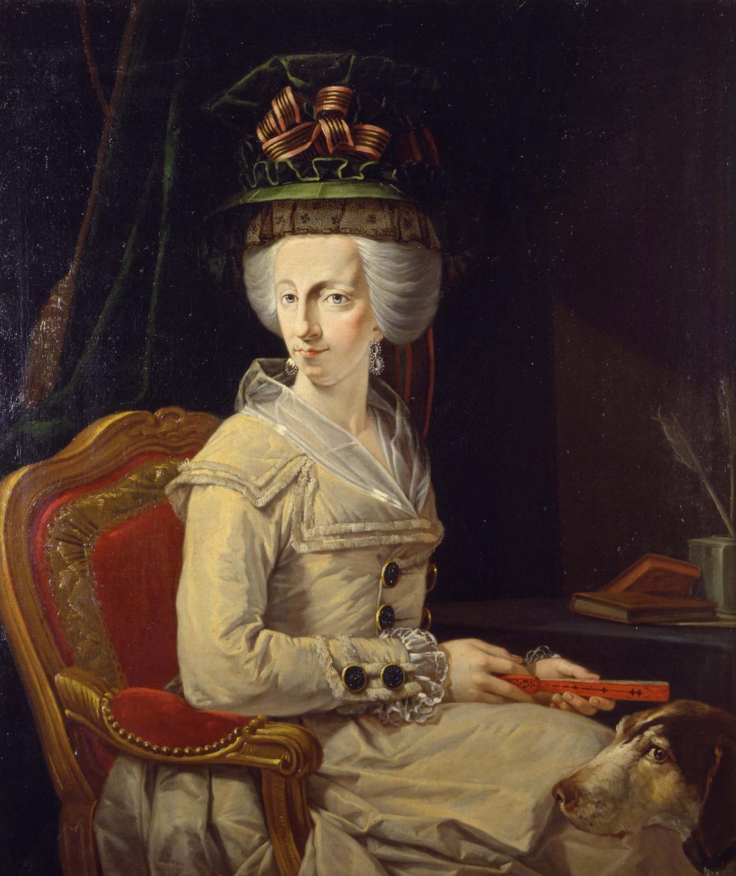 Parman herttuattaren Maria Amalian muotokuva Itävallasta 1746-1804 tekijältä Domenico Muzzi