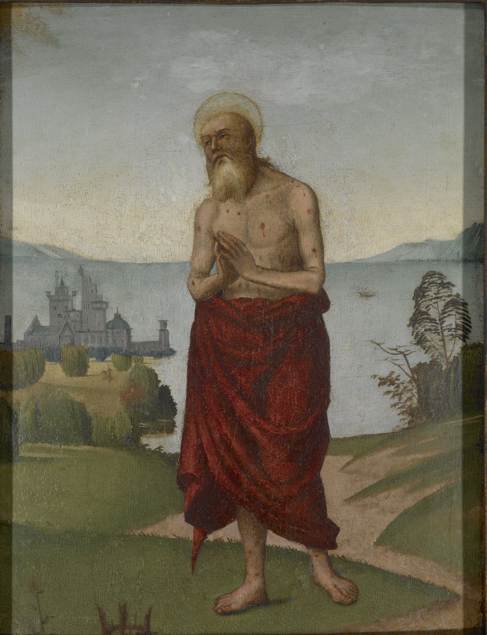 St. Onuphrus (öljy paneelille) tekijältä Domenico Panetti
