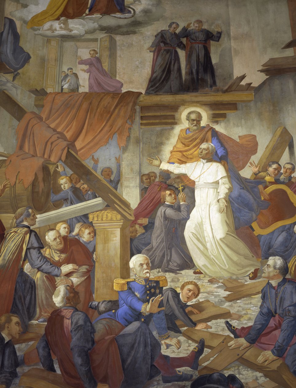 Pius IX:n kukistuminen tekijältä Domenico Tojetti