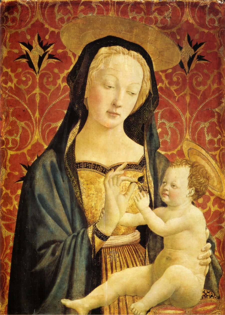 Madonna ja lapsi tekijältä Domenico Veneziano