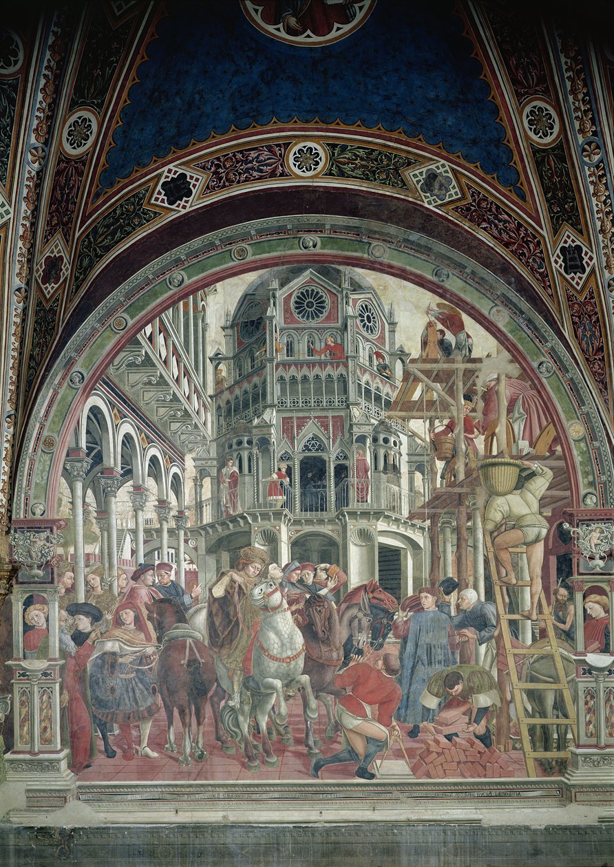 Sairaalan laajennus, n. 1442-1443 tekijältä Domenico di Bartolo