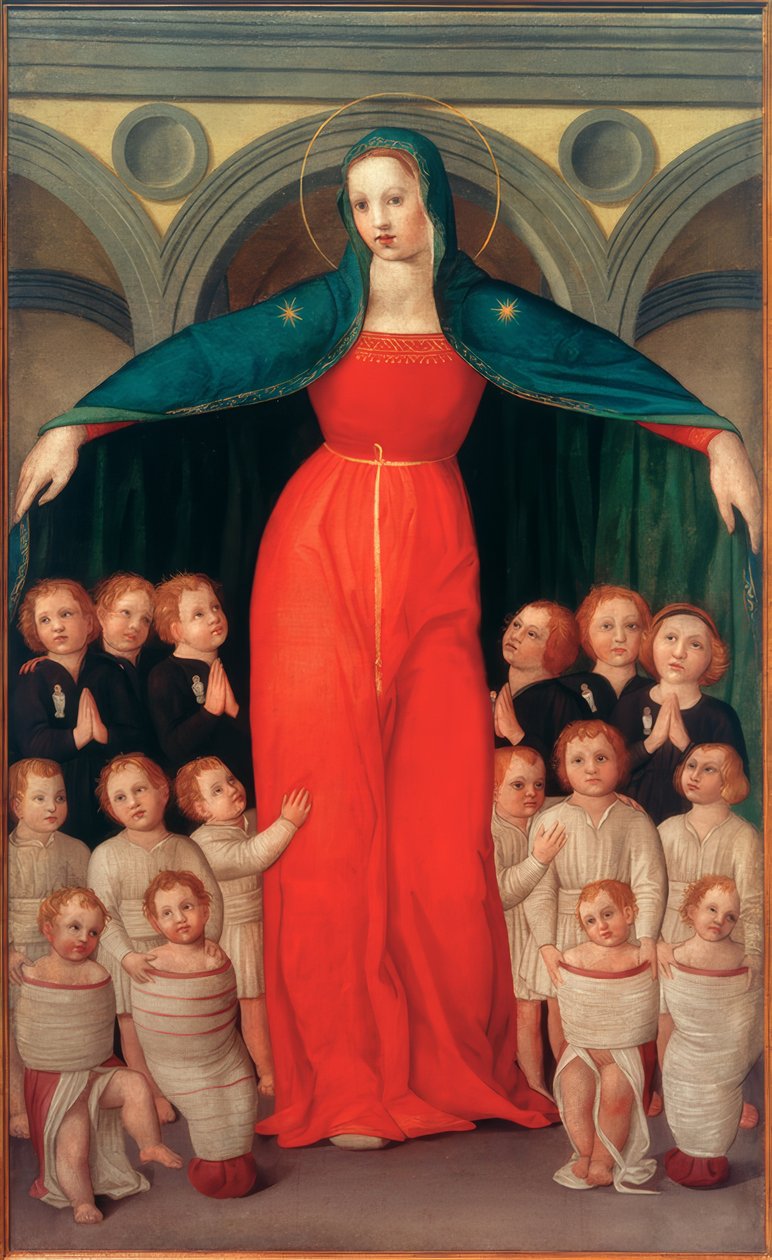 Madonna Findelkinder tekijältä Domenico di Michelino