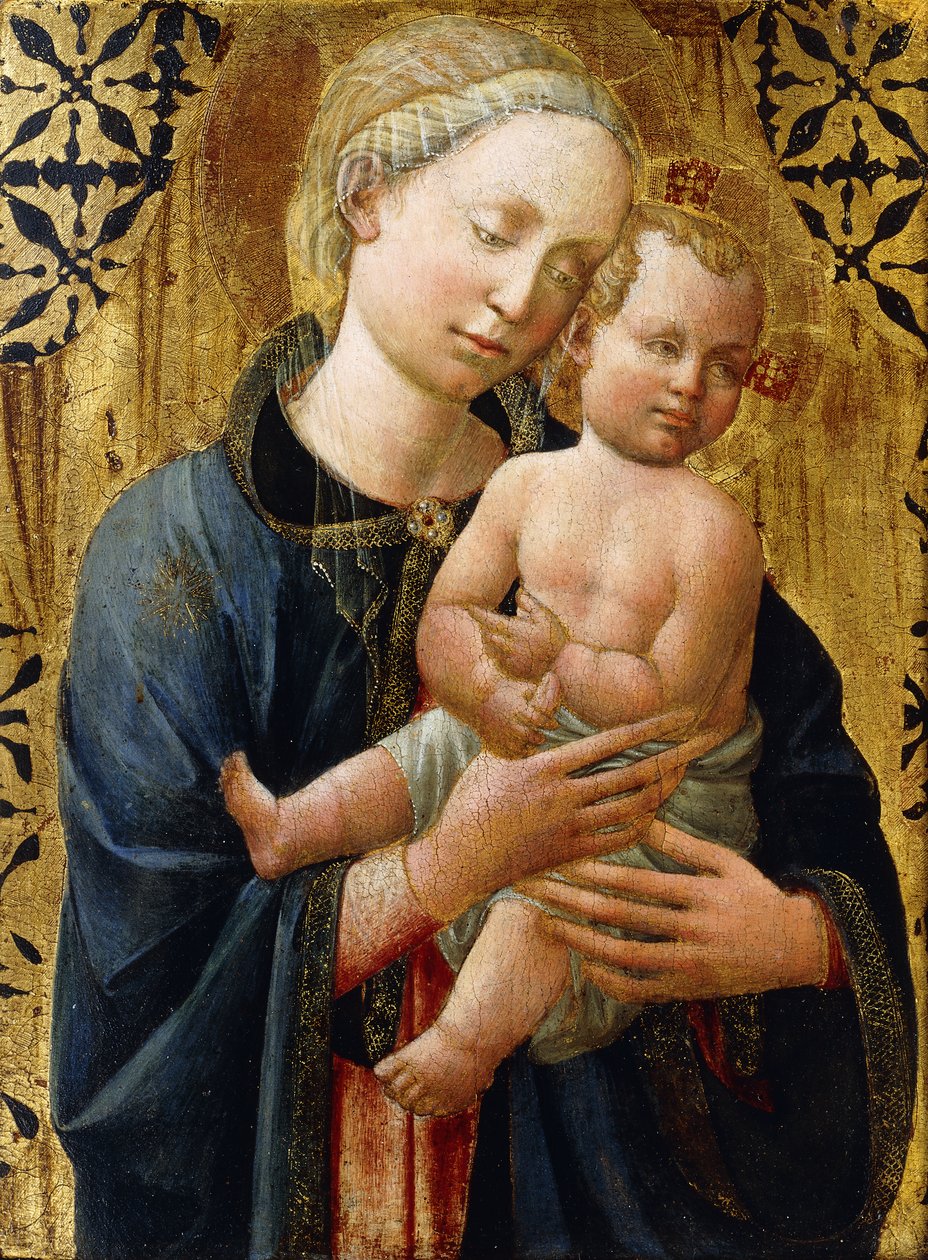Madonna ja lapsi, tekijältä Domenico di Michelino