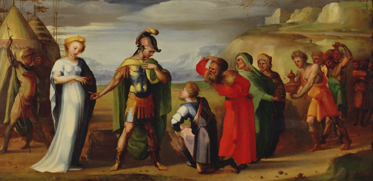 Scipion kontinenssi (237-183 eKr.) tekijältä Domenico di Pace Beccafumi  