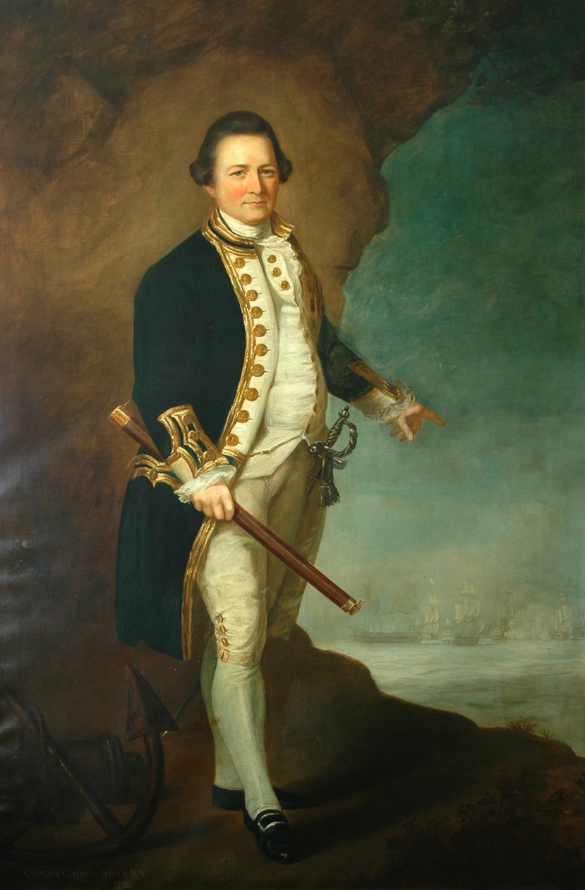Bolling Hallin kapteeni Wood, 1770 tekijältä Dominic Serres