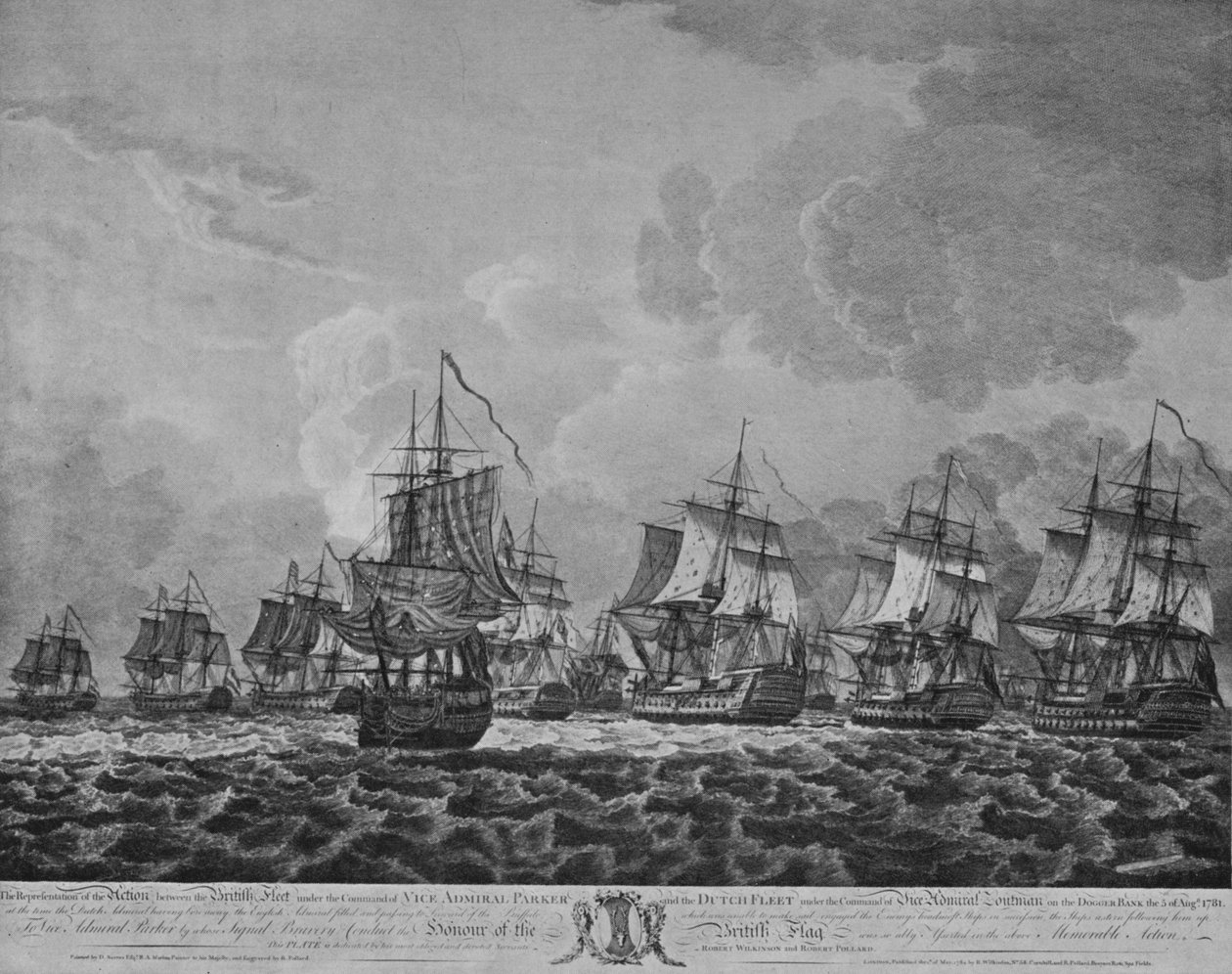 Dogger Bank, 1780-luku tekijältä Dominic Serres