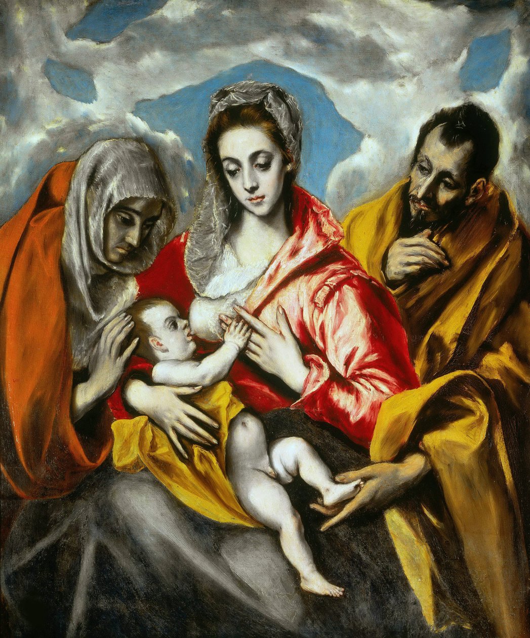 Pyhä perhe, 1595. tekijältä Dominico El Greco