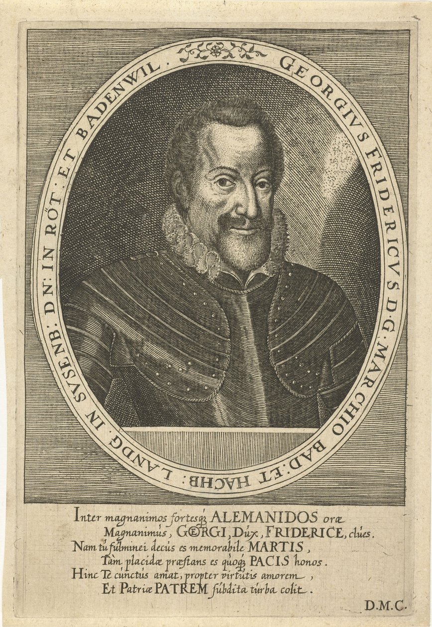 George Frederick Baden-Durlachista 1573-1638, n. 1610 tekijältä Dominicus or Custodis Custos