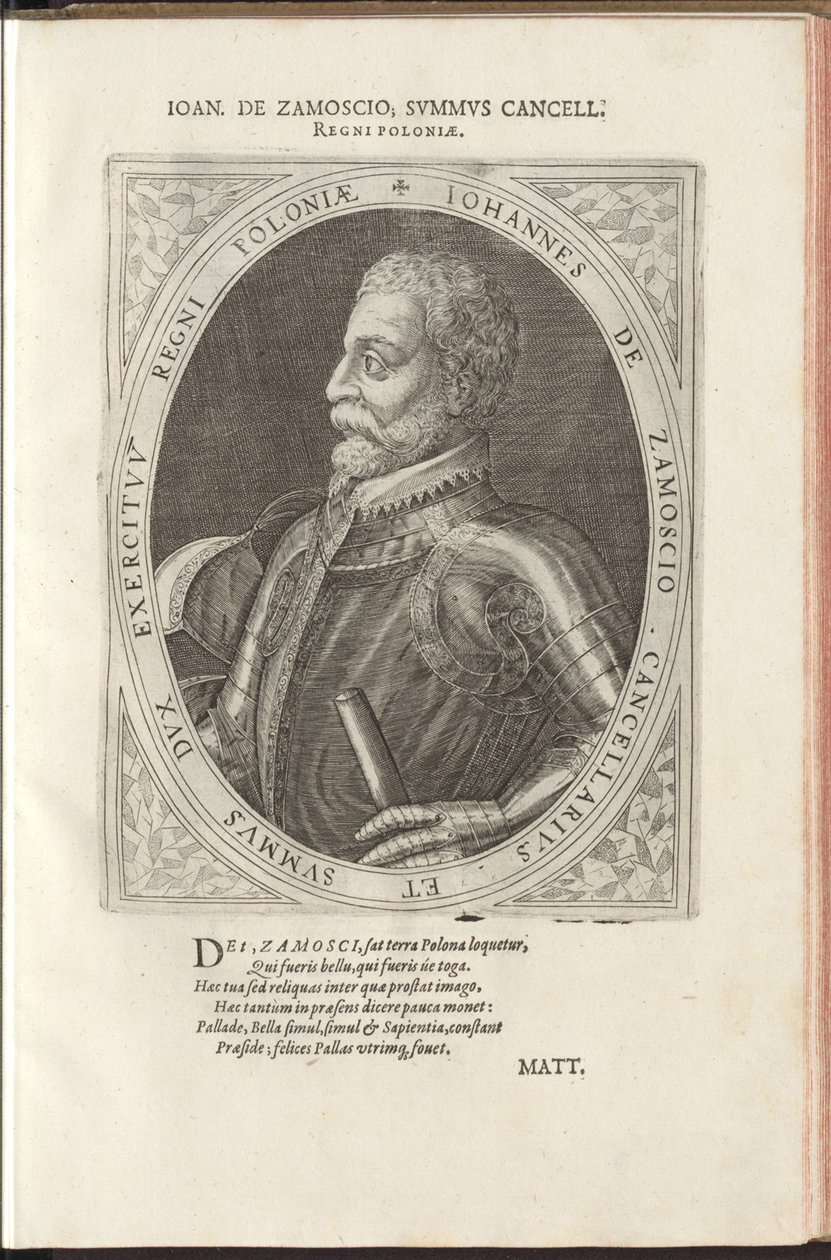 Hetmani Jan Zamoyski 1542-1605 tekijältä Dominicus or Custodis Custos