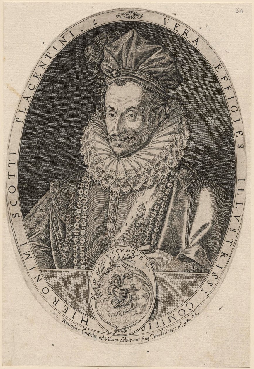 Jeronimo Scotto, ennen vuotta 1615 tekijältä Dominicus or Custodis Custos