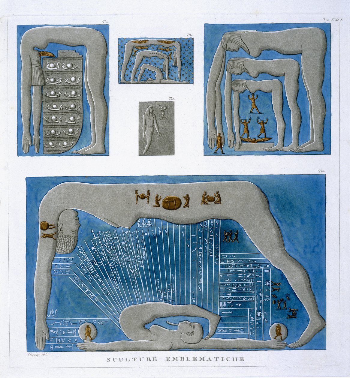 Emblatic Reliefs, luomismyyttejä, lähteestä 