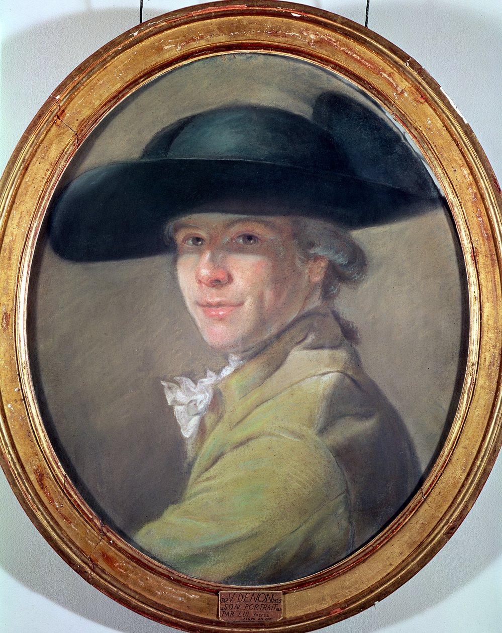 Omakuva, n. 1780 (pastelli) tekijältä Dominique Vivant Denon