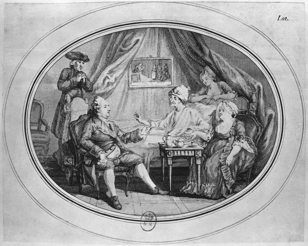 Lounas Ferneyssä, 4. heinäkuuta 1775 tekijältä Dominique Vivant Denon