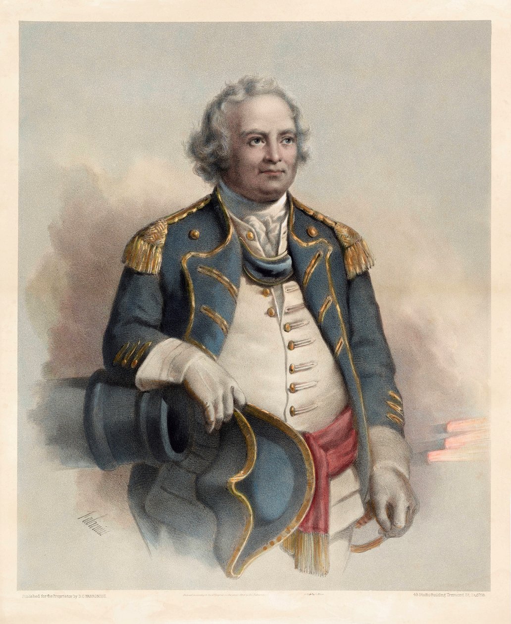 Kenraalimajuri Israel Putnam, pub. 1864 tekijältä Dominique C. Fabronius