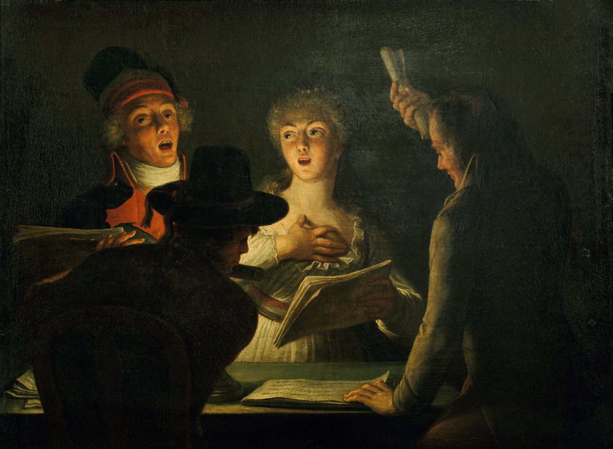 Isänmaalliset laulajat, 1794 tekijältä Dominique Doncre