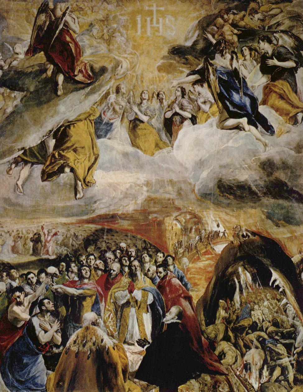 Allegorie auf den Sieg bei Lepanto tekijältä El Greco