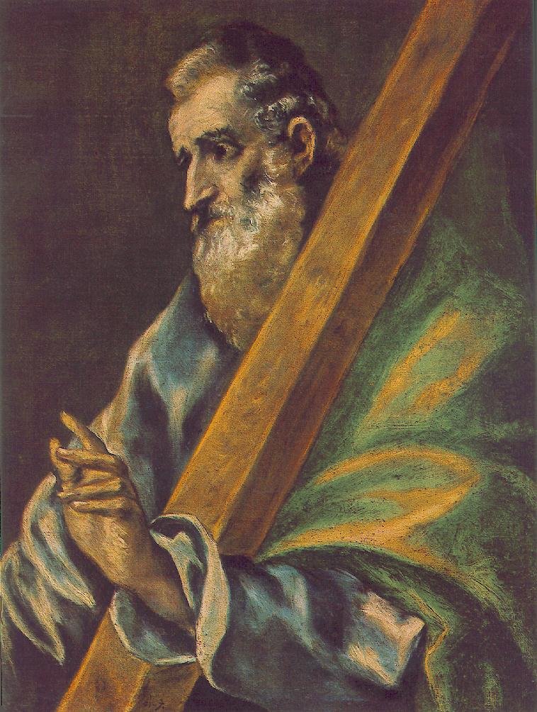 Apostoli Pyhä Andreas tekijältä El Greco