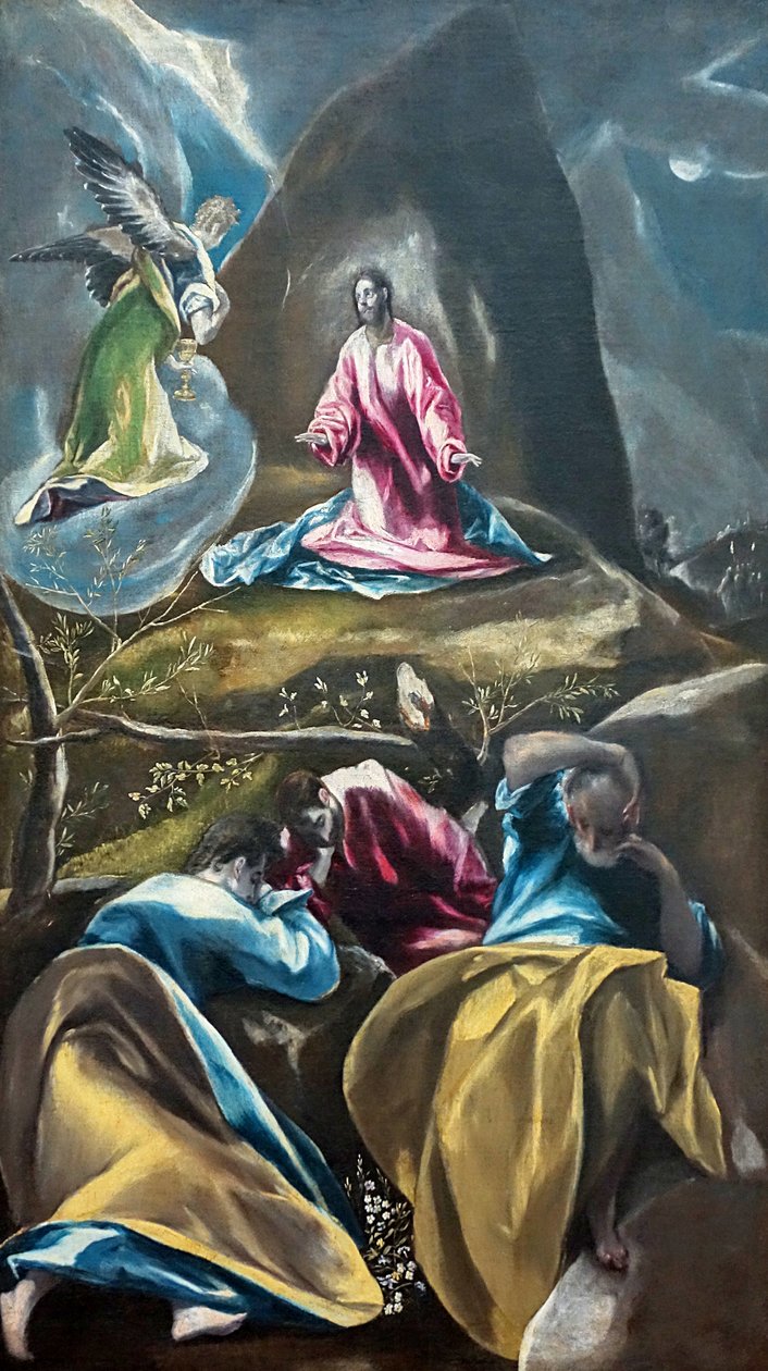 Lille Pdba le greco jeesus jardin des oliviers tekijältä El Greco