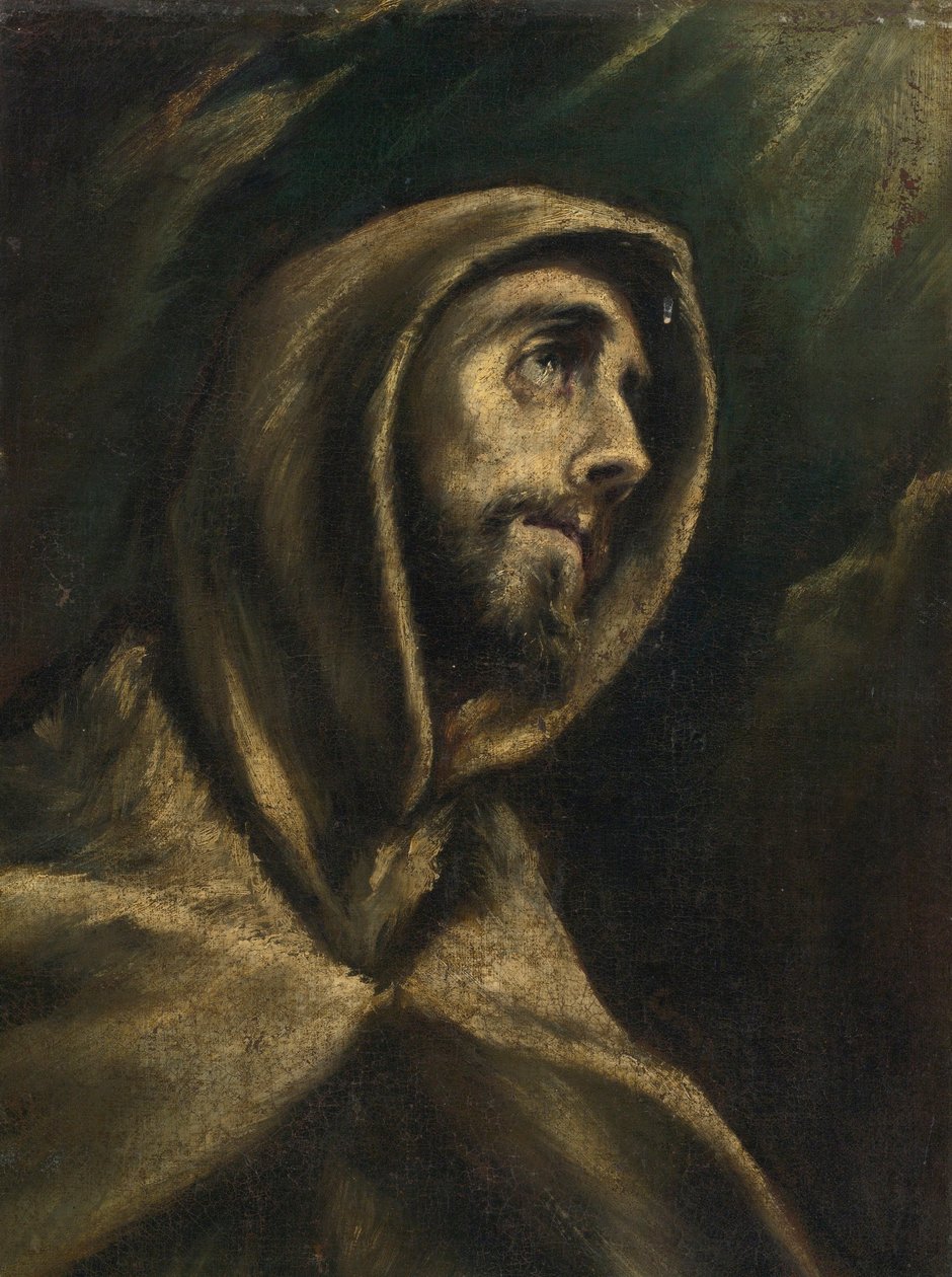 Pyhä Franciscus Assisilainen tekijältä El Greco