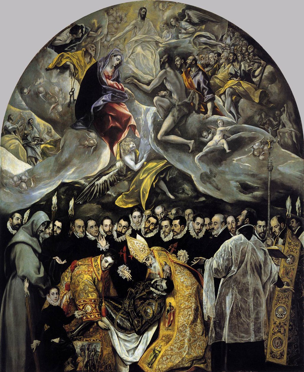 Orgazin kreivin hautaaminen tekijältä El Greco
