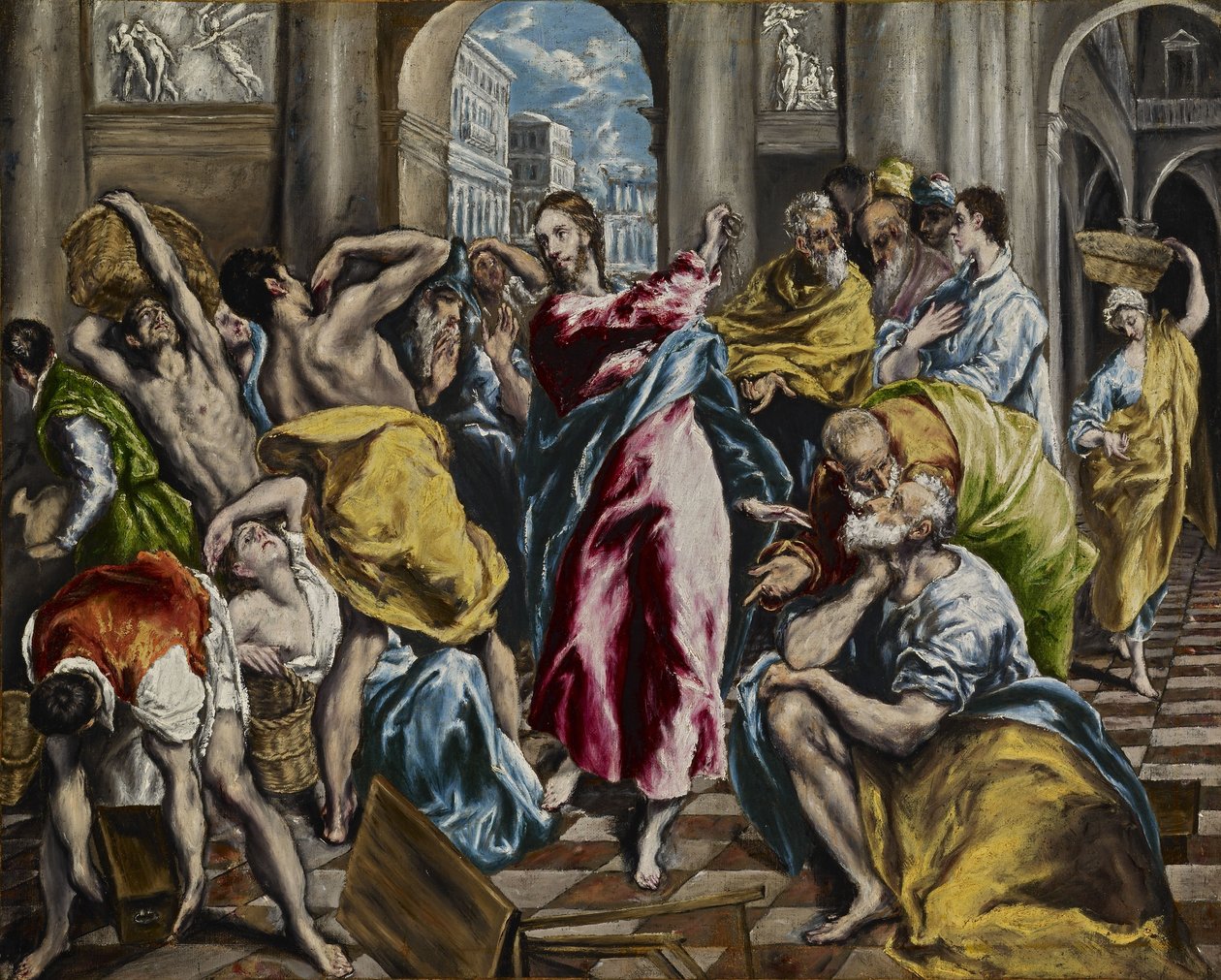 Temppelin puhdistus tekijältä El Greco