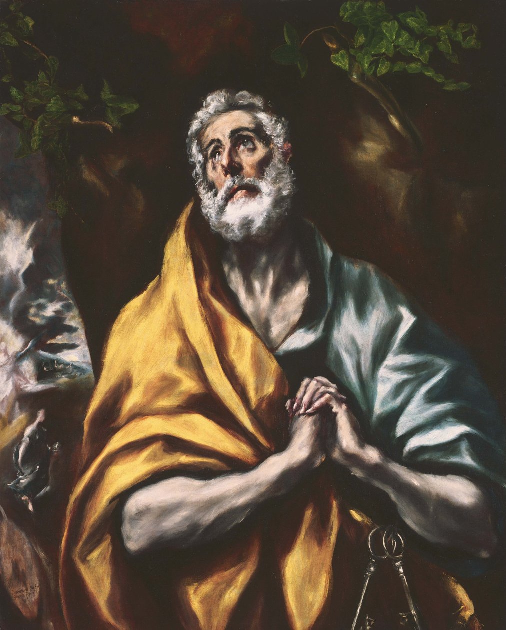 Katuva pyhä Pietari tekijältä El Greco