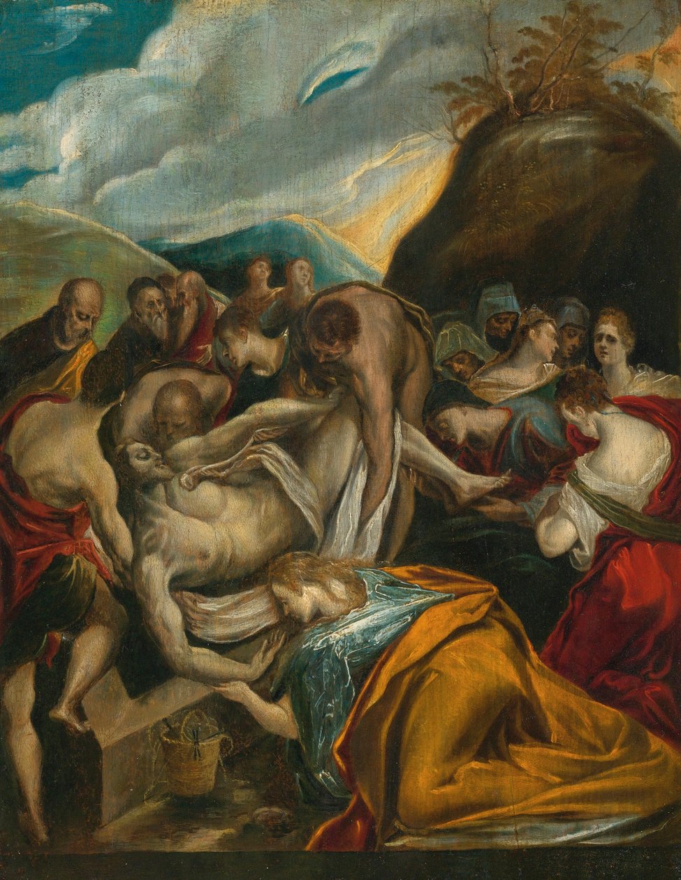 Kristuksen hautaus tekijältä El Greco