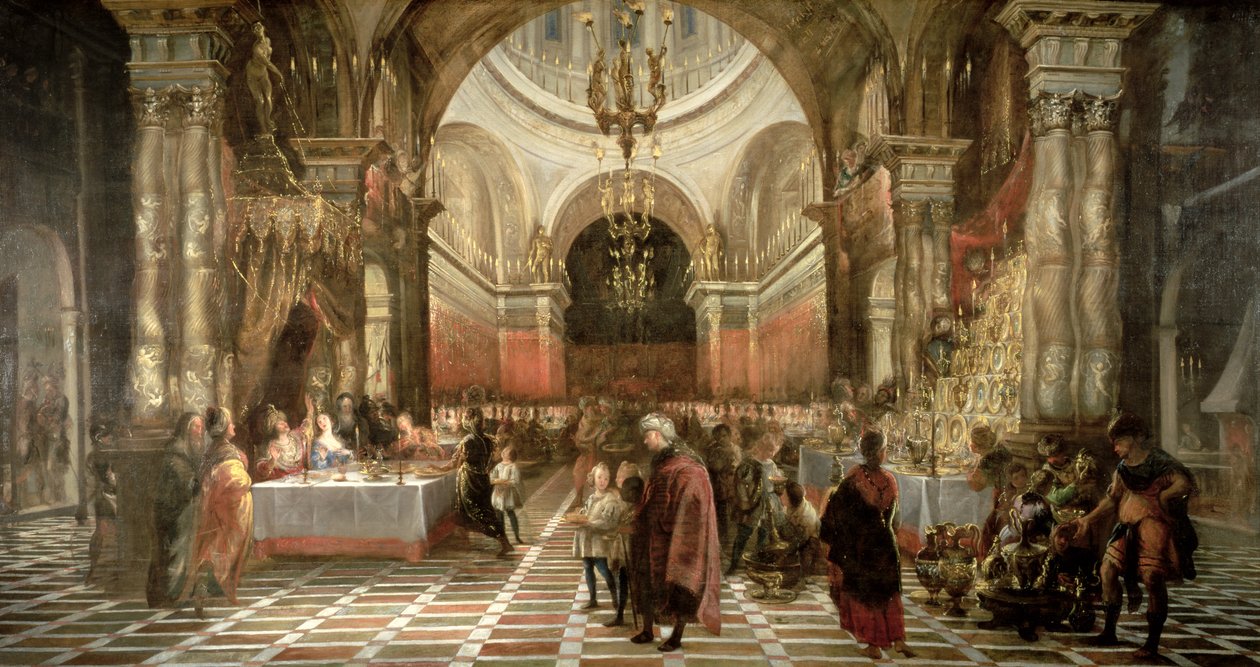Belsassarin juhla, noin 1650-1670 tekijältä Don Juan Carreno de Miranda