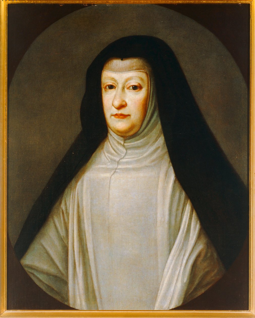 Marianne Itävallan, Ferdinand III:n tytär, setänsä Felipe IV:n vaimo ... tekijältä Don Juan Carreno de Miranda