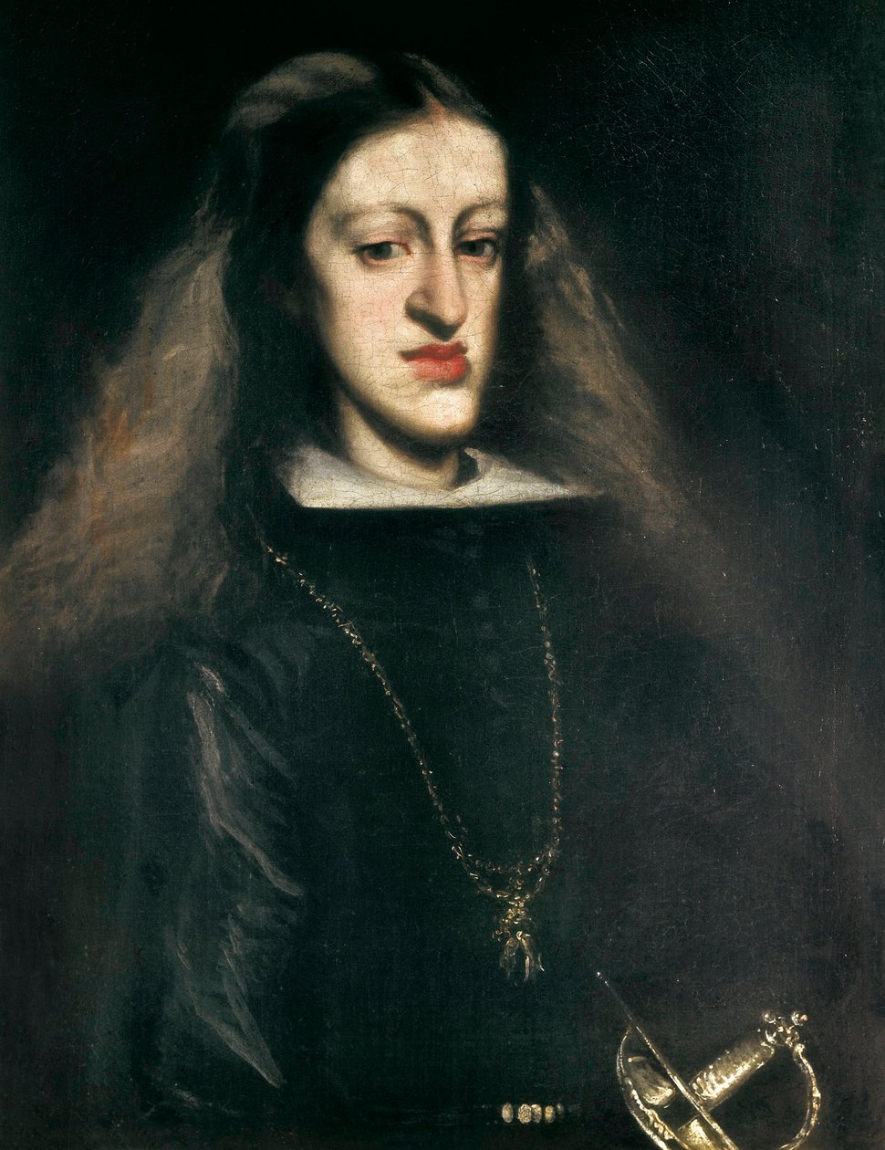KARLES II:n muotokuva Espanjasta (1661-1700) tekijältä Don Juan Carreno de Miranda