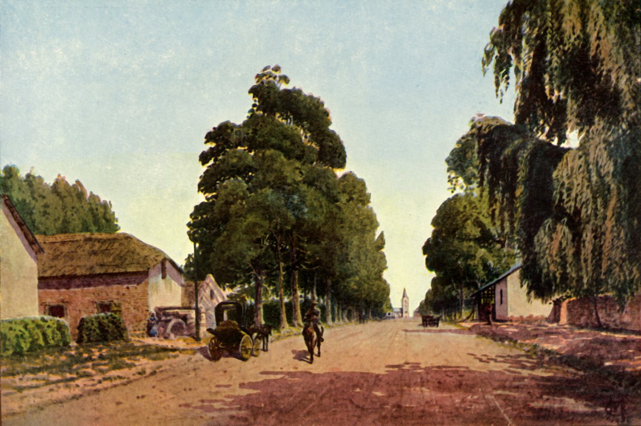"Church Street, Pretoria - The Approach to the Town", 1901. tekijältä Donald E M