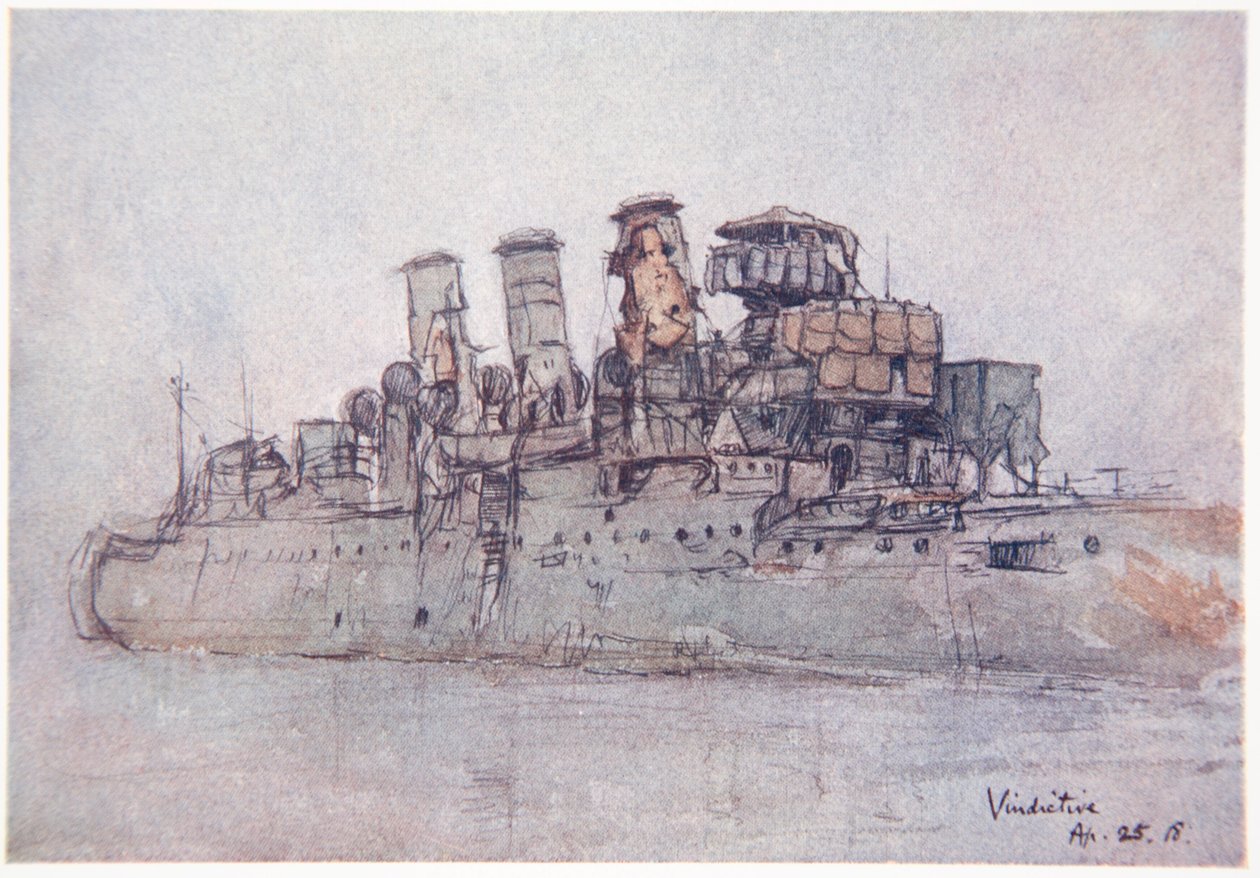 H.M.S. Kostonhimo, 25. huhtikuuta 1918, kuva Gordon S. Maxwellin 