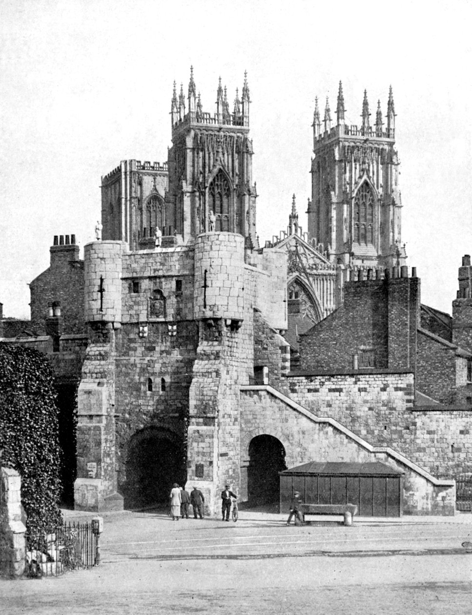 Bootham Bar, York, North Yorkshire, 1924-1926. tekijältä Donald McLeish