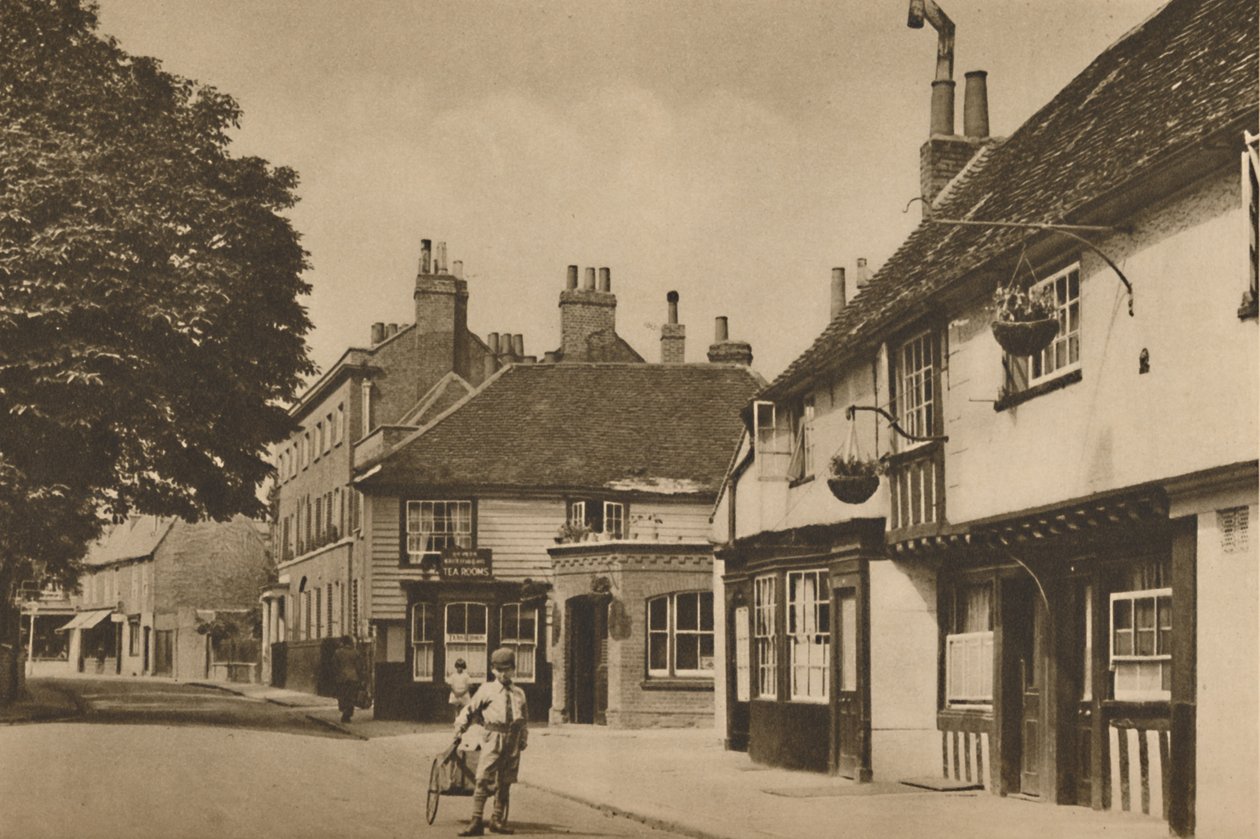 Church Street, Chiswick, Burlington Arms, vuonna 1935. tekijältä Donald McLeish