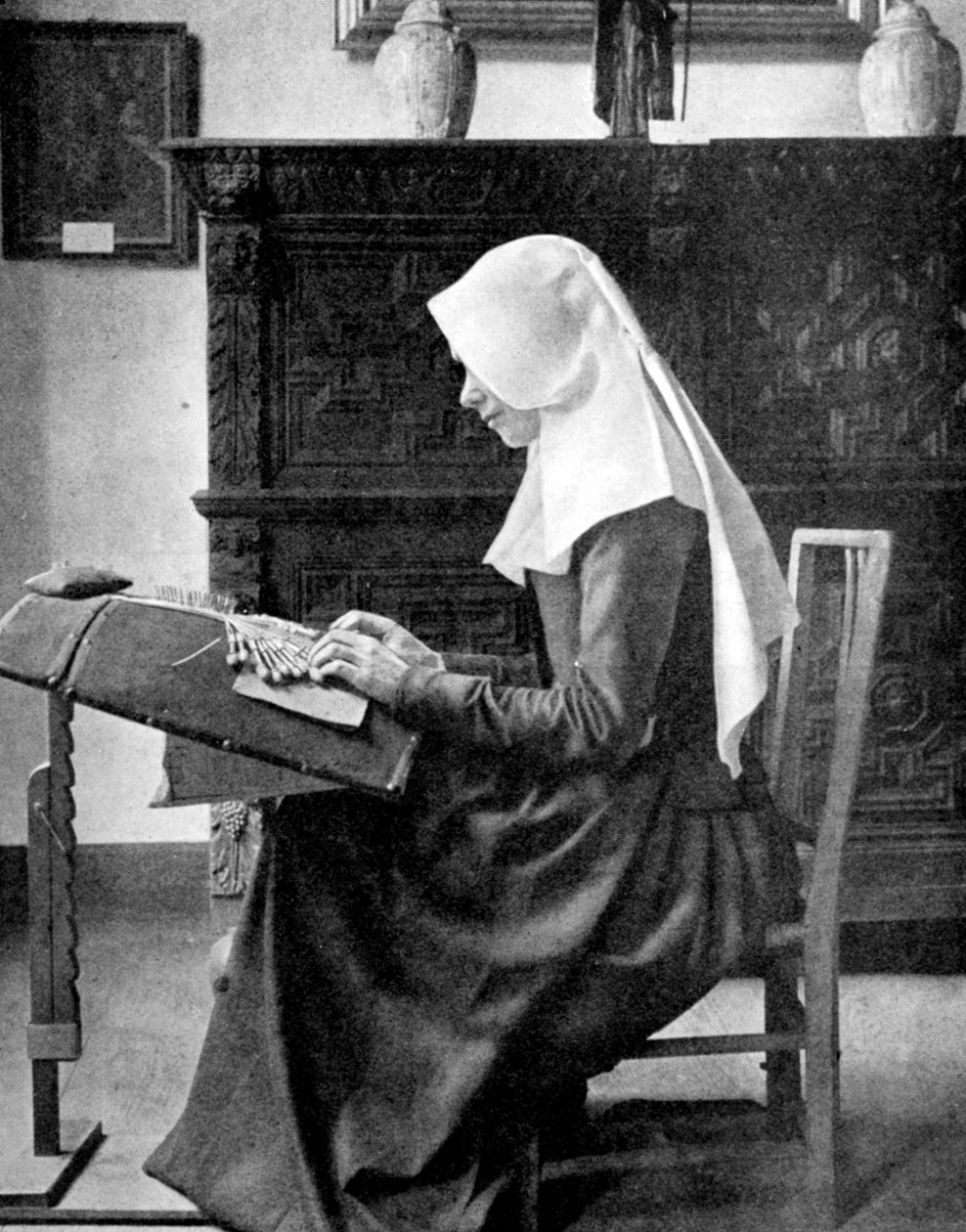 Nunna pitsiä, Brugge, Belgia, 1936 tekijältä Donald McLeish