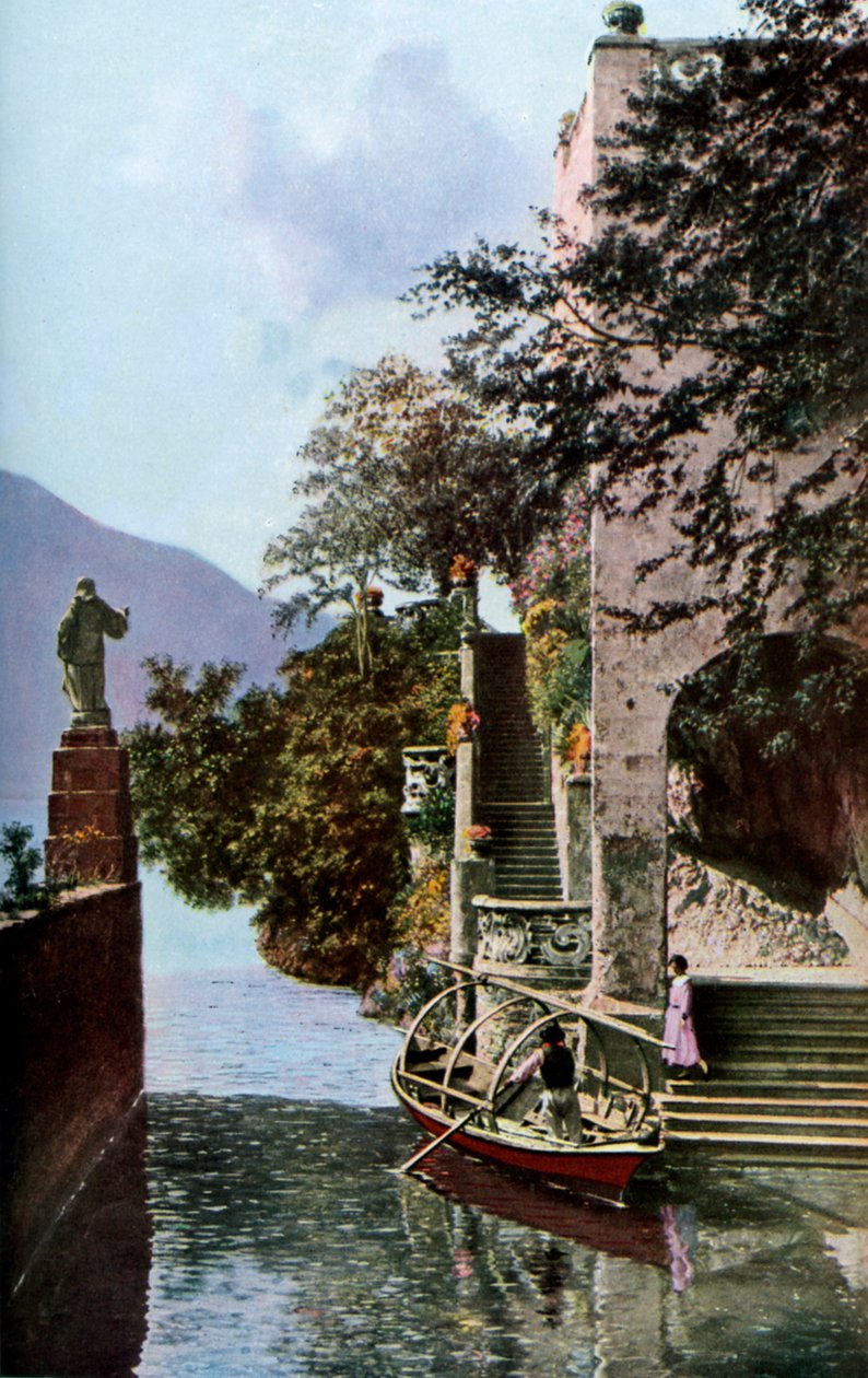 Villa del Balbianello, Lenno, Comojärvi, Italia, 1930-luku tekijältä Donald McLeish